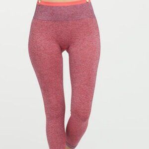 SPANX Space dye Coral Punch Seamless Sculp Leggings Size M/10